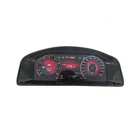 VW T5 12.3 Inch LCD Dashboard Instrument Cluster Module With Built In Circuit Board, Indicator Lamp And Motor, black dash display