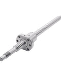 Rolled Ball Screw SFU1605 with Nut End Machined BK BF12 Support for CNC Linear Motion, durable heat treated steel