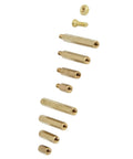 350 Piece M2 Screw Kit With Hex Bits And Brass Nuts All In One Fastener Set For PC Builds And Laptop SSD Install Durable Copper And Stainless Steel Hardware 10 Tools Included Versatile Heavy Duty brass standoffs and screws