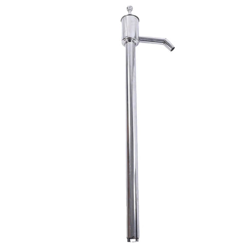Heavy Duty Stainless Steel Hand Drum Pump For Oil Transfer Works With 200L Containers Easy Manual Liquid Extraction Safe For Gasoline And Solvents No More Messy Spills Or Back Strain Quick Reliable Performance