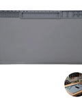 Pro Grade Silicone Electronics Repair Mat with Heat Resistant Anti Static Surface for Soldering and Phone Repair, gray, non-slip.