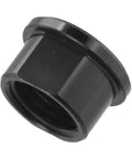High Strength Aluminum Alloy Bike Thru Axle Nut M15x1.5mm Black Front And Rear Hub Cap Keeps Wheels Secure During Hardcore Rides