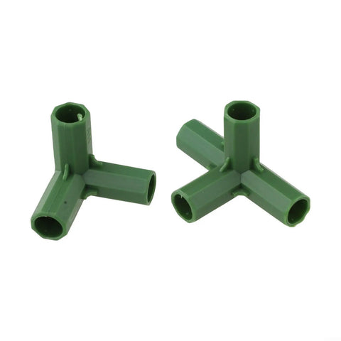 20 Pcs Heavy Duty PP Garden Frame Connectors For 11mm PVC Pipe Structures Outdoor Flower Stand Fittings Greenhouse Bracket Joints DIY Assembly Kit Weatherproof Durable Pro Grade Mixed Pack