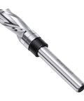 Premium Flush Trim Router Bit With Top Bearing For Perfect Wood Trimming Features 1/4 Inch Shank And 3/8 Inch Cutting Diameter Plus 3/4 Cut Length Using Tungsten Carbide Blades