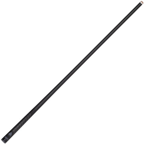 Premium 12Mm Taper Carbon Fiber Shaft Pool Cue showing sleek black design, ideal for consistent billiard play.