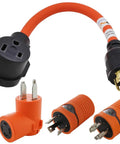 6-50 Welder Adapter Kit For Generators And Welders L14-30P To 6-50R L14-20P To 6-50R And 14-50P To 6-50R Conversion with plugs