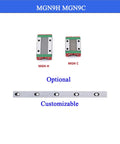 Hot Deal On Premium 9Mm Linear Guide Rail Mgn9C Hgh Precision Rail And Block Set For Smooth Linear Motion In Diy CNC 3D Printer Projects 502 showing MGN9H and MGN9C blocks.