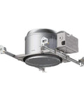 Low Profile Shallow 6 Inch Recessed Lighting Housing For Insulated Ceilings Air Tite Remodel Can E26 E27 Series Aluminum 2x6 Joist Compatible