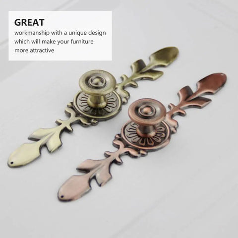 Vintage Nostalgia Door Handles Set For Cabinets And Drawers Antique Style Metal Pulls With Screws Retro Cabinet Knobs
