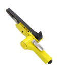 Air Belt Sander Polisher Kit With 20x520mm Belt, Pneumatic DIY Sanding Belt Attachment For Grinders in yellow