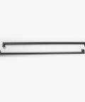 Stainless Steel Door Handle Bar Pull For Interior Exterior Doors And Sliding Barn Shower Glass Doors Modern Black Finish 60 Inch