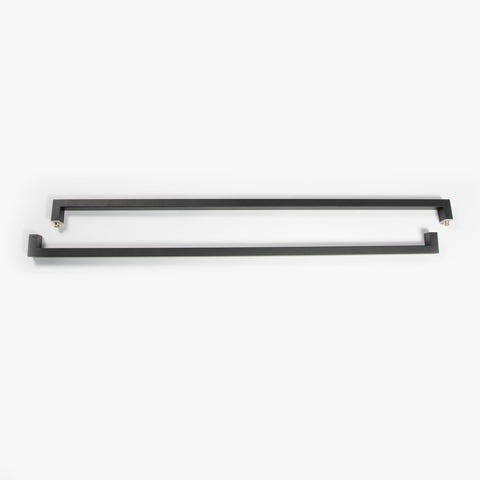 Stainless Steel Door Handle Bar Pull For Interior Exterior Doors And Sliding Barn Shower Glass Doors Modern Black Finish 60 Inch
