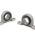 2 Pcs S Type Pillow Block Housing Zinc Alloy Mount With Bearing Insert Shaft Support 8 Mm To 35 Mm Spherical Roller Design For Smooth Rotation On Machinery Use With Dust Sealed Seals Long Life Plus Anti Rust Finish Works Tough For Shop Jobs.