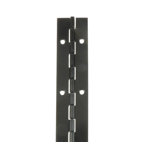 Heavy Duty Stainless Steel Continuous Piano Hinge For Doors And Cabinets, Black Finish Folding Boat Style Hinge, Fits Wood And Aluminum