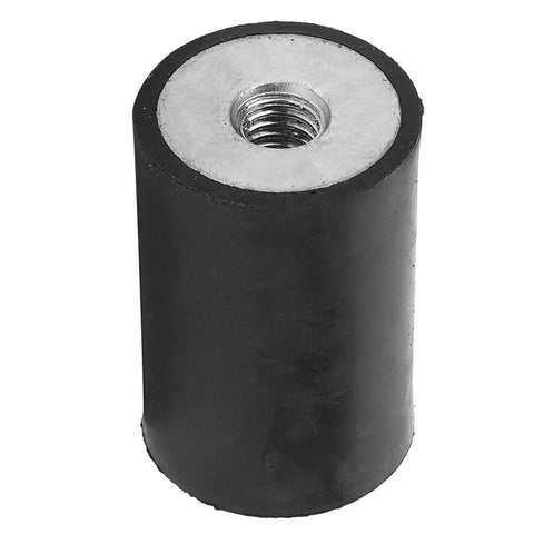 Bobbin Isolator Rubber Vibration Absorber Mounts 4 Pack M6 For Automotive Heavy Machinery And Fitness Equipment DD20x30 Shockproof Damper Mounts, black threaded mount