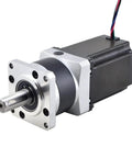 Nema 23 Stepper Motor 76.5mm with 10:1 MG Series Planetary Gearbox, 30 Arcmin Backlash, Built In Shaft Coupling, High Torque