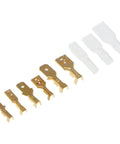 Grab This Insulated Male Female Wire Connector Set With 315Pcs Assorted Spade Terminals In 2.8/4.8/6.3mm Crimp Sizes, insulated gold spade terminals with sleeves