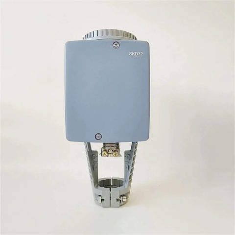 Rugged And Reliable Electric Hydraulic Valve Actuator With Linear Motion Built Like A Tank For The Daily Grind Smooth Operation Upgrade For SKD60 SKD62 SKD3250 SKD3251 SKD8250 And SKD8251 Models, front view, grey housing.