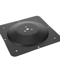 Badass Heavy Duty Table Leg Brackets And Furniture Mounting Plates For Desk Dining Room Upgrades black cast iron mounting plate with five holes