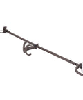 Heavy Duty Adjustable Front Door Garland Hanger With Padded Ends Providing Rock Solid Grip On Jambs From 51 To 81 Inches