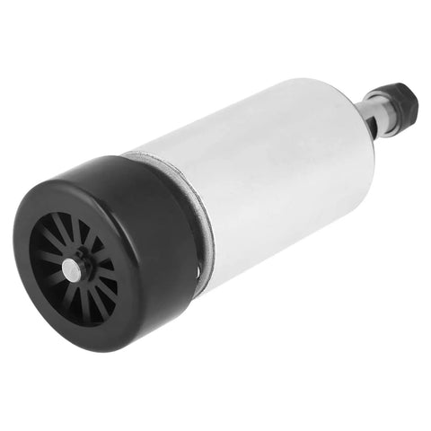 High Speed 300W Air Cooled CNC Spindle Motor Delivers Beast Mode Performance For Routing And Engraving Jobs At 12000 RPM DC 48V Build close-up view.