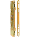 9 7 8 Inch Steel Multi Point Door Lock And Keeper With 45 Degree Keyway For Sliding Patio Doors Two Point Latching Round Faceplate Adjustable Screws Includes Mounting Hardware