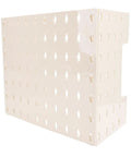 Gas Water Heater Shielding Cover With Pegboard Wall Mount Heavy Duty Pipe Protection for Kitchen, large beige cover with pegboard design