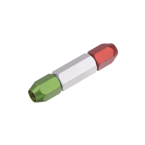 Aluminum Alloy Pin Gage Handle With 8 To 9mm Clamping Range Go No Go Double End Gauge For Plug Gage Industrial Tools Built To Last Pro Grade Durable Machining Accessory, red green ends