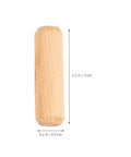 Round Fluted Wooden Dowel Pins Kit Featuring Hardwood Beveled Dowel Rods For Furniture Connectors, visible single pin on white background