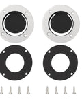 Self Bailing Cockpit Scupper Valve Kit For Boats With 2 7 8 Inch Rubber Flapper Valve And Gasket Includes Repair Retainer Ring And Screws