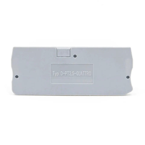 End Clamps For Rail Systems No Fuss Anti Lock Spring Terminal Blocks For Electrical Panels 100 Pieces 2.5mm Square Wire