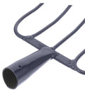 Heavy Duty Handheld Manure Fork Workhorse For Farm Work And Yard Cleanup With Durable Prong Design And Rust Resistant Construction Angle View