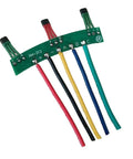 High Precision Electric Vehicle Hall Sensor Board, showing PCB with color-coded wires for easy connection in e bikes and scooters.