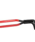 Close-up view of the 90-degree jaw from the Three Piece Pro Grade Heavy Duty Metal Bending Pliers Set for precise sheet metal forming and flattening.