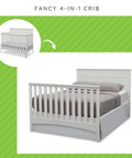 Heavy Duty Full Size Bed Rails Conversion Kit for Fancy Convertible Crib, Solid Wood Build to Turn Crib Into a Full Size Bed.
