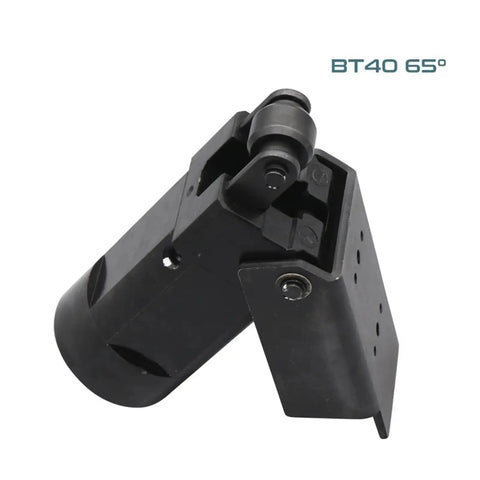 Top Shelf BT40 Tool Fixer Pot And 65 Degree CNC Milling Cup built tough with steel, shown from an angled view, designed for vibration control.