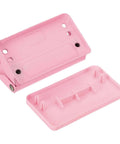 Open view of 2 Hole Paper Punch One Quarter Inch Pink Metal Hole Puncher with confetti tray, handles up to 8 sheets, 6 mm hole punch
