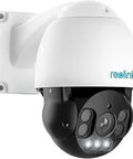 Wall-mounted 4K PTZ Outdoor Security Camera With 5X Optical Zoom Auto Tracking And Spotlight Color Night Vision Two Way Talk PoE IP Surveillance Cam