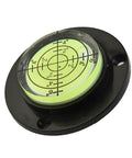 for mini Round for spirit Level for 360 Degree Viewing, 50mm diameter, portable black leveling tool with clear bubble