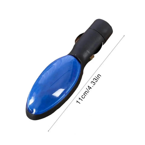 Fuel Sync Gas Saver 4 Piece Kit With Air Throttle Magnetic Callback component, close-up view, blue and black, measuring 11cm