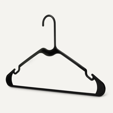 Straight Up Heavy Duty Black Plastic Clothes Hangers For Shirts And Jackets Adult Size Closet Organizer Space Saving Build That Never Warps Real Deal Wardrobe Rack Zero Drama Closet Storage Solution Pack Of Fifty