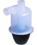 Pro Grade Fifty Millimeter Cyclone Dust Collector Transparent Industrial Separator with clear tank for woodshop debris.