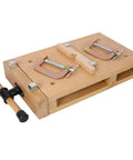 Top Tier Wood Vise For Workbench Quick Release Handle G Type Mount 78 Inch Jaw Opens Buttery Smooth Rock Steady Grip for woodworking tasks.