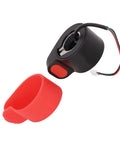 Thumb Accelerator Speed Dial For Electric Scooters Silicone Sleeve Non Slip Grip Durable ABS Build Easy Install Smooth Acceleration Compatible With PRO2 and similar models image showing detached components.