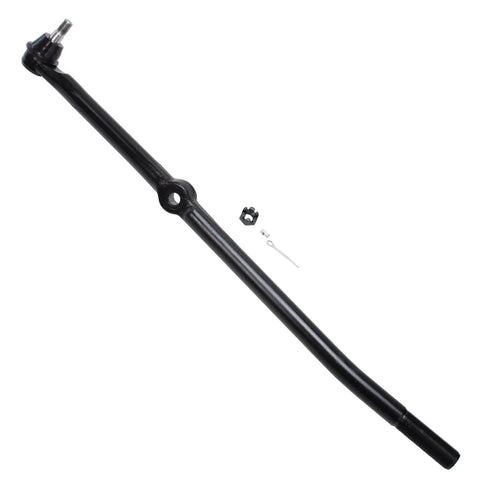 Front 7 Piece Tie Rods And Track Bar Kit For 1994 1995 1996 1997 Dodge Ram 2500 4WD With Dana 60 Axle, black steel track bar
