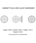 Antique Bronze Zinc Alloy Cabinet Pulls For Kitchen Cabinets, Drawers, And Dressers Built Tough For Daily Use with dimensions