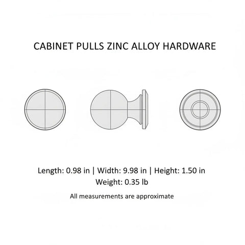 Antique Bronze Zinc Alloy Cabinet Pulls For Kitchen Cabinets, Drawers, And Dressers Built Tough For Daily Use with dimensions