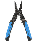 Pro Grade Long Nose Wire Stripper And Crimp Tool For 10 To 20 AWG Solid And 12 To 22 AWG Stranded Wire, Heavy Duty