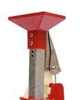 Adjustable Handheld Fertilizer Applicator For Garden And Lawn Manual Single Cylinder Planter Tool close-up view