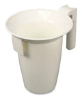 Value Plus Toilet Bowl Caddy Fits 16 Inch Mops, Sturdy Carry Handle, Wide Sloping Rim To Prevent Spills, White Case Of 12